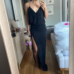 Elizabeth & James Black, Floor Length Evening Dress